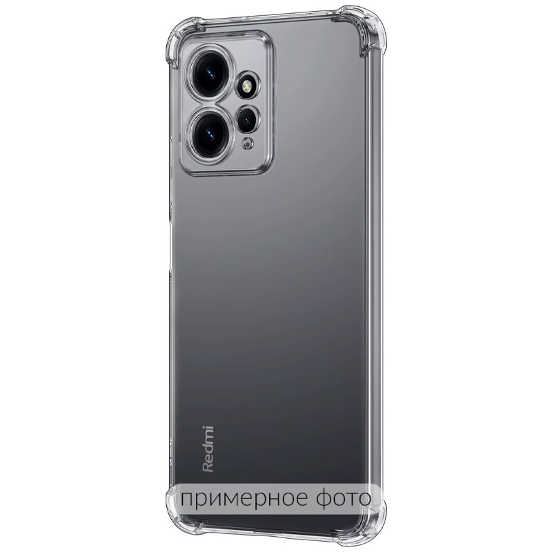 TPU чохол GETMAN Ease logo посилені кути Full Camera на Xiaomi Redmi A5 / Poco C71 (Безбарвний (прозорий))