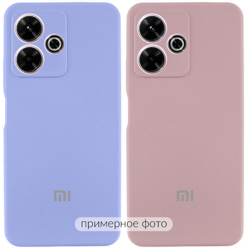 Чехол Silicone Cover Lakshmi Full Camera (AA) with logo для Xiaomi Redmi Note 13 4G