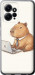 Чехол Funny Capybara CEO Working для Xiaomi Redmi Note 12 4G