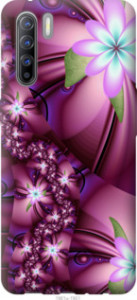 Чехол Цветочная мозаика для Oppo Reno 3