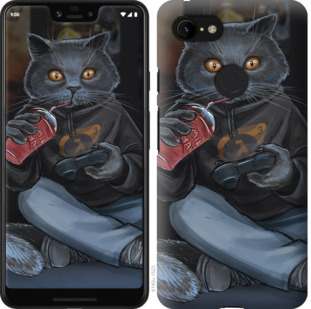 

Чехол gamer cat для Google Pixel 3 XL 777350