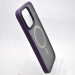 TPU+PC чохол Metal Buttons with Magnetic Safe на Apple iPhone 14 Pro Max (6.7") (Темно-фіолетовий) в магазині vchehle.ua