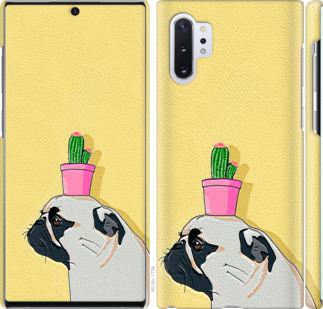 

Чехол Мопс с кактусом для Samsung Galaxy Note 10 Plus 795398