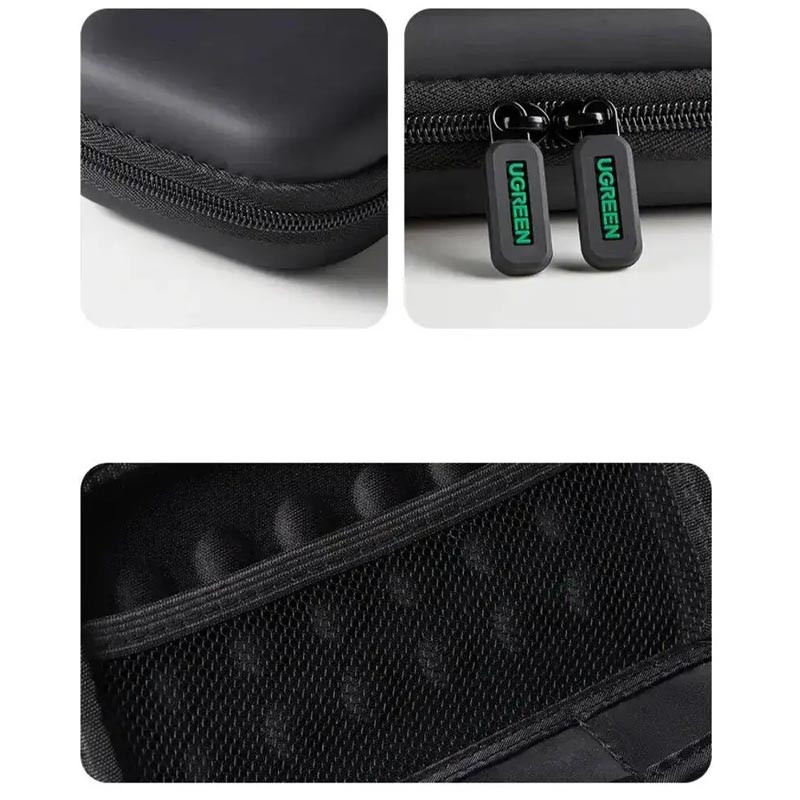 Органайзер для HDD UGREEN LP128 Hard Disk Storage Bag Large Size (UGR-50274) (Black) в магазині vchehle.ua