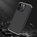 Заказать Пластиковая накладка GKK LikGus 360 градусов (opp) для Apple iPhone 13 Pro (6.1") (Черный / Серебряный) на vchehle.ua