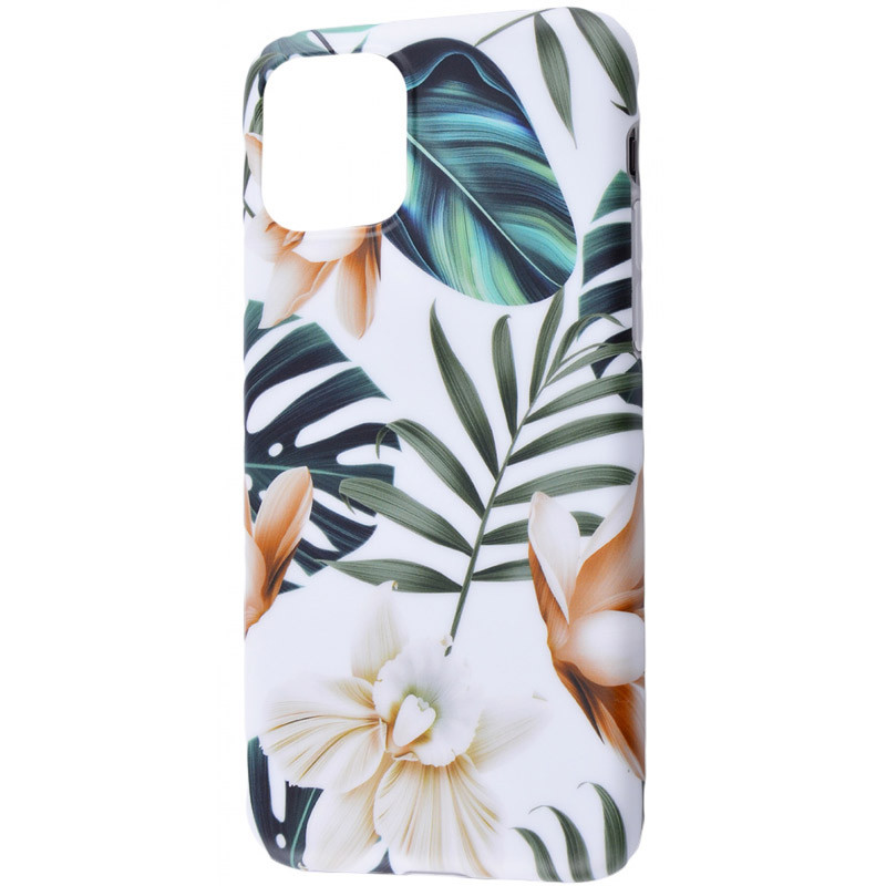 

TPU чохол Flowers Series на Apple iPhone 11 Pro (5.8") (Білі Орхидеи) 770434
