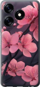 Чехол Пурпурная сакура для Tecno Spark 10