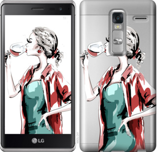 

Чехол Девушка с бокалом для LG H650E Zero / Class 841545