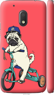 

Чохол Мопс на велосипеді на Motorola Moto G4 Play 87823