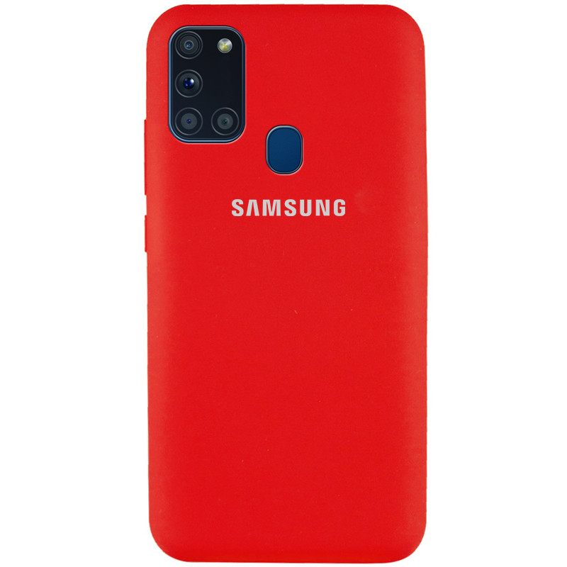 

Чохол Silicone Cover Full Protective (AA) на Samsung Galaxy A21s (Червоний / Red) 909697