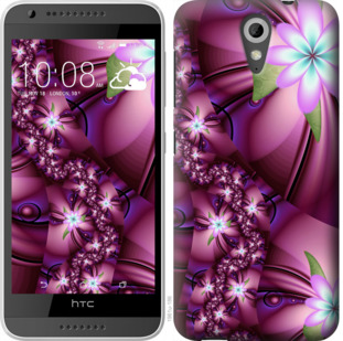 

Чехол Цветочная мозаика для HTC Desire 620G 923827