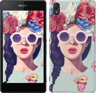 

Чохол Дівчина з квітами на Sony Xperia Z2 D6502/D6503 95715