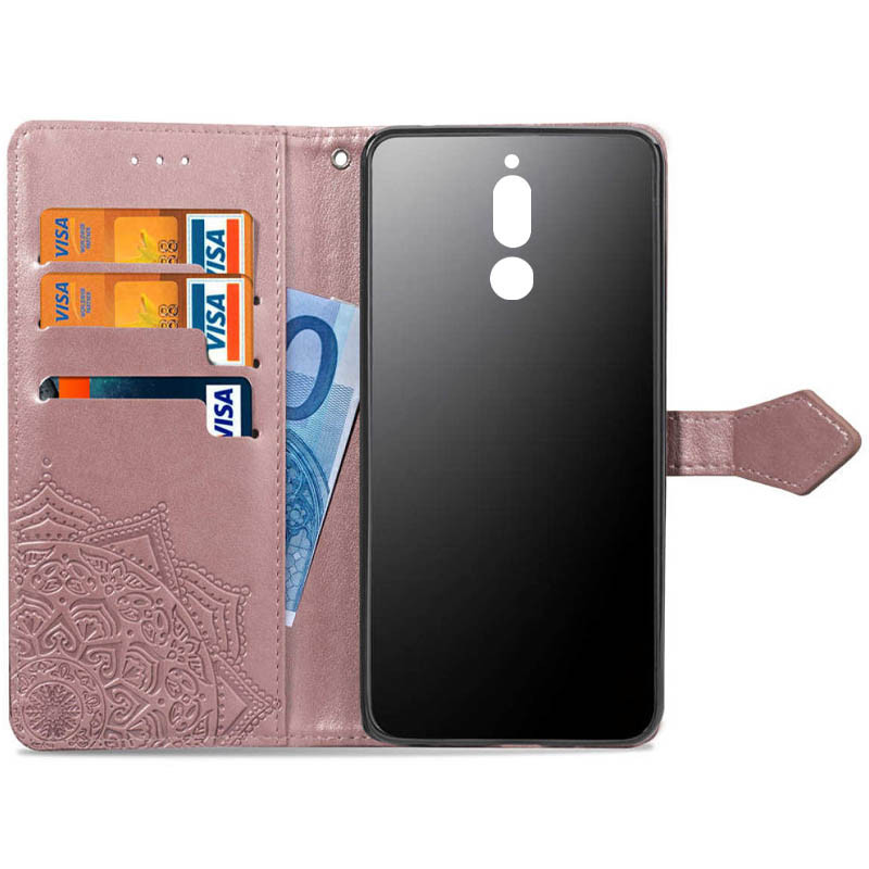 Фото Кожаный чехол-книжка Art Case с визитницей для Huawei Mate 10 Lite (Розовый) на vchehle.ua