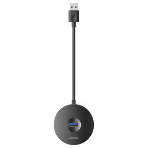 Переходник HUB Baseus Round Box USB to USB 3.0 + 3USB 2.0 (CAHUB-F)