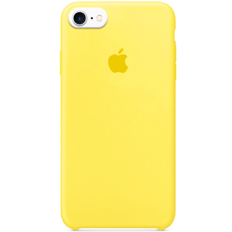 Чехол Silicone Case (AA) для Apple iPhone 6/6s (4.7") (Желтый / Yellow)