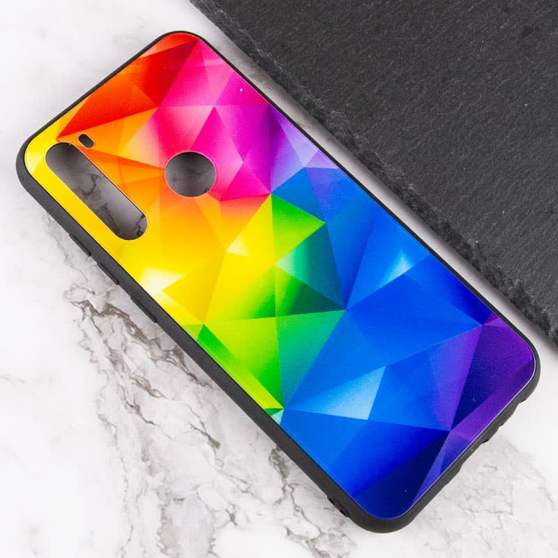 Фото TPU+Glass чехол Diversity для Xiaomi Redmi Note 8T (Rainbow) в магазине vchehle.ua