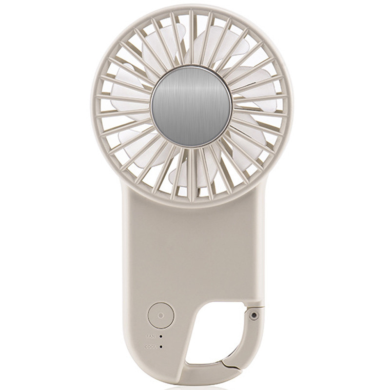 Портативний вентилятор SQT-BF2 з карабіном 1800mAh (White)
