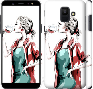 

Чохол Дівчина з келихом на Samsung Galaxy A6 2018 841348