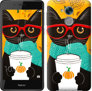 

Чехол Осенний кот для Huawei Honor 6C Pro 639832