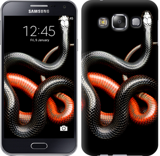 

Чохол Червоно-чорна змія на чорному тлі на Samsung Galaxy E5 E500H 481976