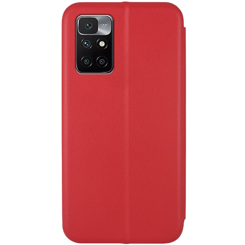 Фото Кожаный чехол-книжка Classy для Xiaomi Redmi 10 (Красный) на vchehle.ua