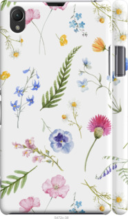 

Чехол Цветочный фон v2 для Sony Xperia Z1 C6902 1440100