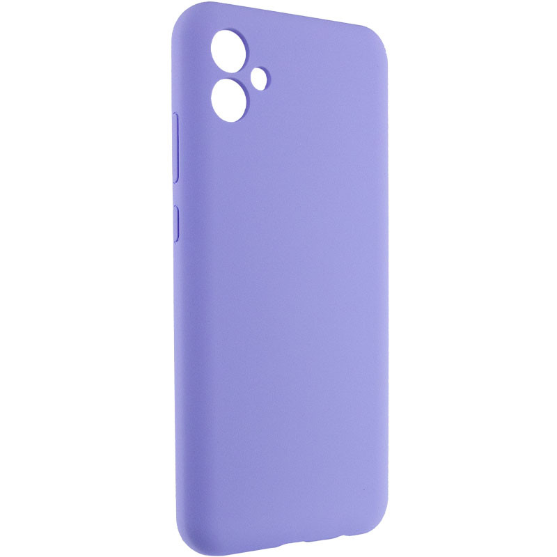 Фото Чохол Silicone Cover Lakshmi Full Camera (AAA) на Samsung Galaxy A04e (Бузковий / Dasheen) на vchehle.ua