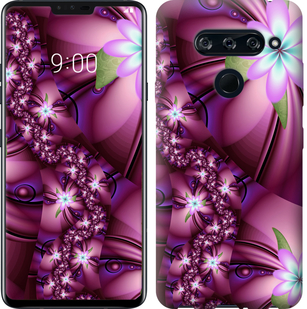

Чехол Цветочная мозаика для LG V40 ThinQ 688777