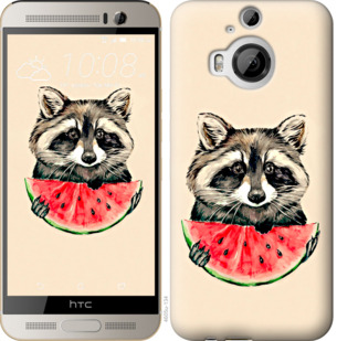 

Чехол Енотик с арбузом для HTC One M9 Plus 799648