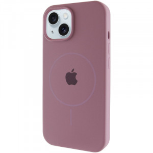 Чохол Silicone Case Full Protective (AA) with Magnetic Safe на Apple iPhone 15 (6.1")