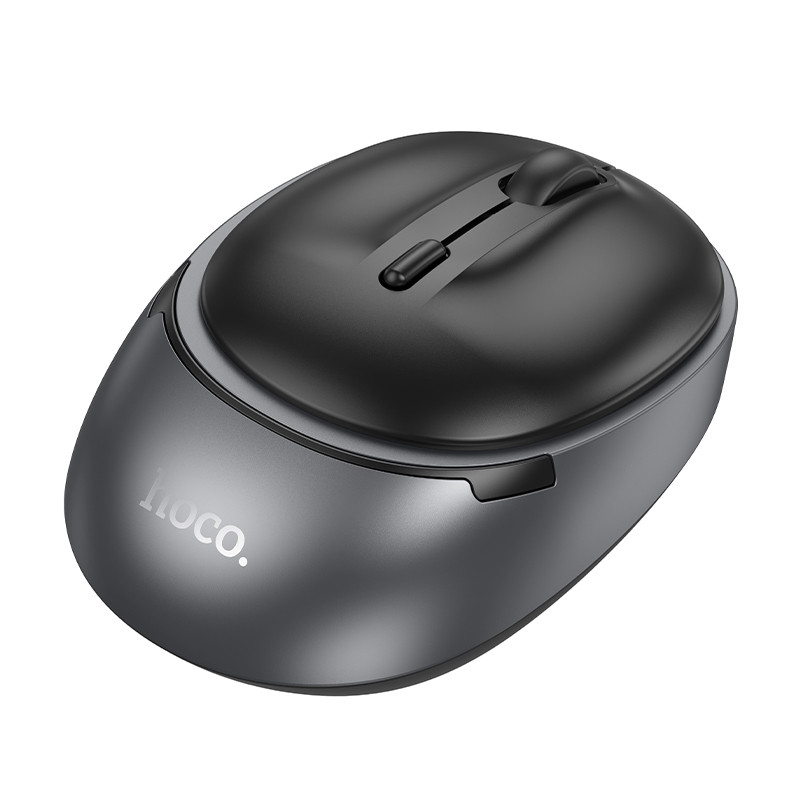 Фото Миша Hoco GM34 Nuevo dual-mode (Black metal gray) в маназині vchehle.ua