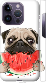 

Чехол Мопс и арбуз для iPhone 14 Pro 1481665