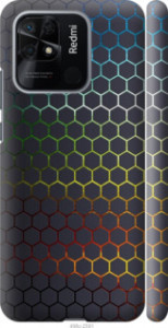 Чехол Переливающиеся соты для Xiaomi Redmi 10C
