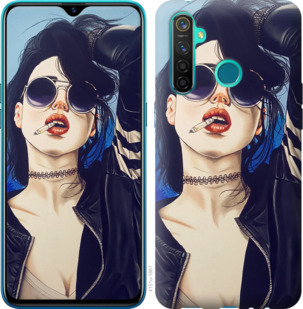 

Чехол Девушка на стиле для Realme 5 Pro 920457