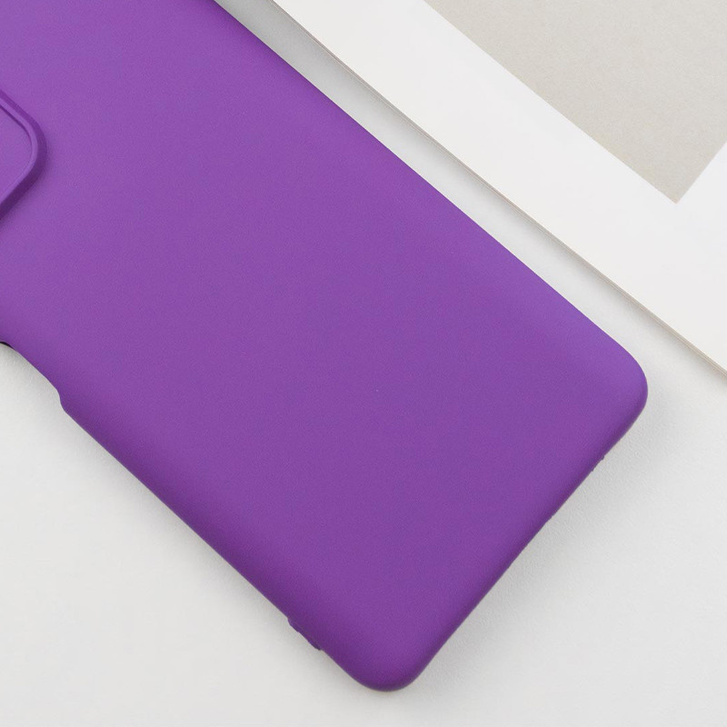 Фото Чехол TPU GETMAN Liquid Silk Full Camera для Xiaomi Redmi 10 (Фиолетовый / Purple) на vchehle.ua