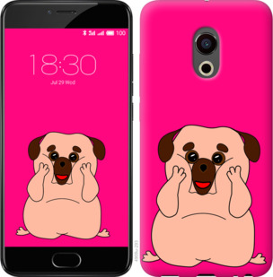 

Чохол Веселий мопс на Meizu Pro 6 928466