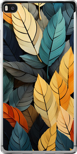 

Чохол Кольорове листя на Huawei Ascend P8 1629978