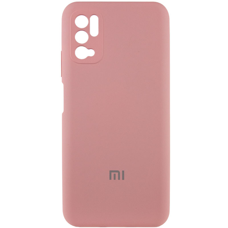 Чохол Silicone Cover Full Camera (AA) Xiaomi Redmi Note 10 5G / Poco M3 Pro (Рожевий / Pink)