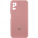 Чохол Silicone Cover Full Camera (AA) Xiaomi Redmi Note 10 5G / Poco M3 Pro (Рожевий / Pink)