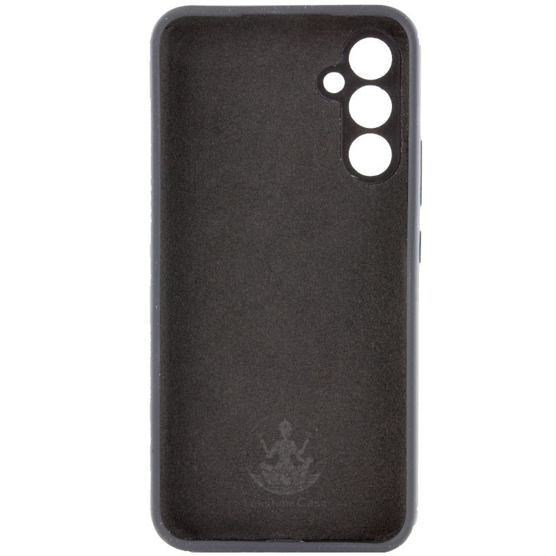 Чохол Silicone Cover Lakshmi Full Camera (AA) with logo на Samsung Galaxy A35 (Чорний / Black) в магазині vchehle.ua
