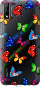 Чохол Барвисті метелики на Huawei P Smart 2020