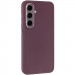 TPU чехол Bonbon Metal Style для Samsung Galaxy S24 (Бордовый / Plum)