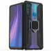 Фото Ударостійкий чохол Combo Ring for Magnet на Xiaomi Redmi Note 8T (Чорний) на vchehle.ua