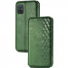 Фото Кожаный чехол-книжка GETMAN Cubic (PU) для Samsung Galaxy A51 (Зеленый) в магазине vchehle.ua
