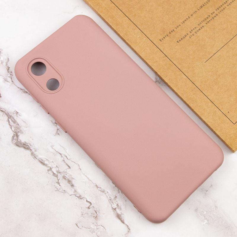 Чохол Silicone Cover Lakshmi Full Camera (A) на Samsung Galaxy A03 Core (Рожевий  / Pink Sand) в магазині vchehle.ua