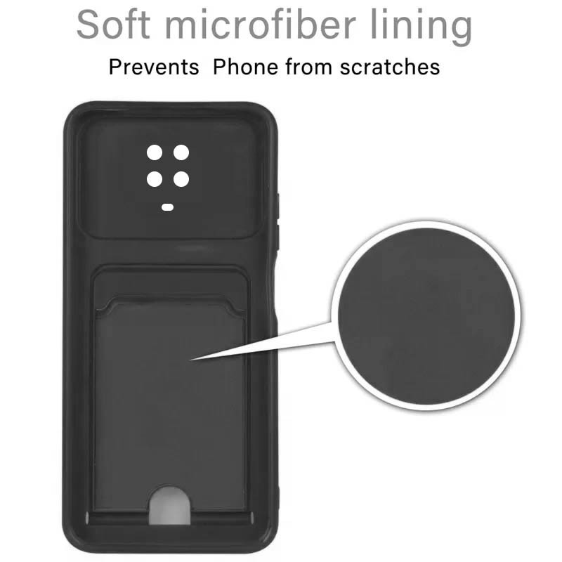 

TPU+PC чохол CardRing для Xiaomi Redmi Note 9 Pro (Чорний) 1445069