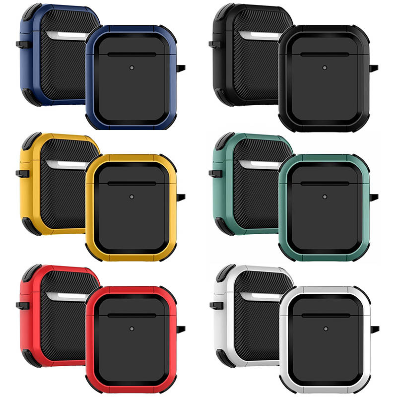 Футляр протиударний Black Ed. для навушників Airpods 1/2
