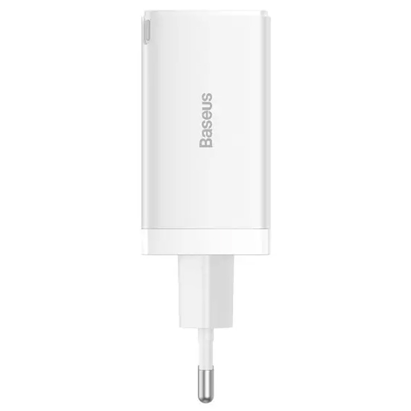 Фото МЗП Baseus GaN5 Pro 65W 2Type-C+USB 100W EU (CCGP12020) (White) на vchehle.ua