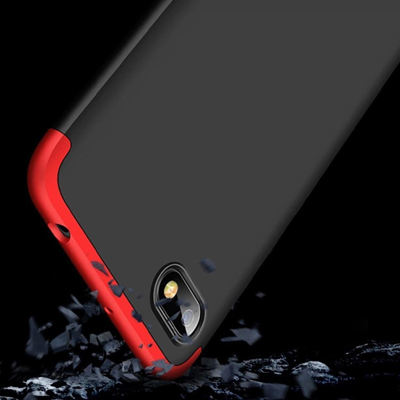 

Пластиковая накладка GKK LikGus 360 градусов (opp) для Xiaomi Redmi 6A (Черный / Красный) 896240