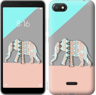 

Чехол Узорчатый слон для Xiaomi Redmi 6A 672388